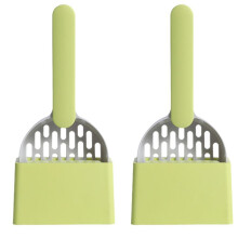 Cat Litter Scoop Cat Litter Scoop with Base Cleaning Cat Litter Box Shovel Kitten Toilet Cleaning Tools Pet Supplies E