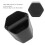 Large Capacity Coffee Knock Box with Knock Bar Nonslip Base Black Finish 6