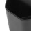 Large Capacity Coffee Knock Box with Knock Bar Nonslip Base Black Finish 11