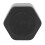 Large Capacity Coffee Knock Box with Knock Bar Nonslip Base Black Finish 12
