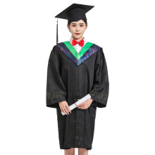 (Green, S) Adult Graduation Cap & Gown Set for College
