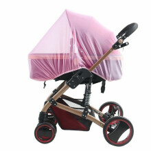(Pink) Washable Mosquito Net for Baby Stroller & Crib