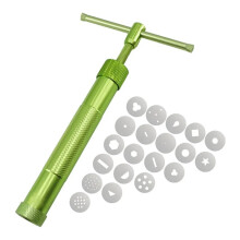 Clay Extruder Gun w/ 20 Nozzles for Pottery & Baking