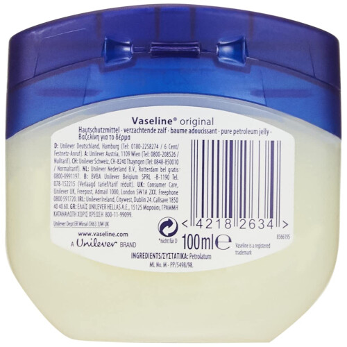 Vaseline Vaseline Pure Petroleum Jelly Original 100ml 1