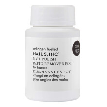 Nails.INC Rapid Nail Polish Remover Pot, Collagen for Nail Strength & Growth, Coconut Scented, Acetone Free, Cruelty Free, Vegan, 50ml