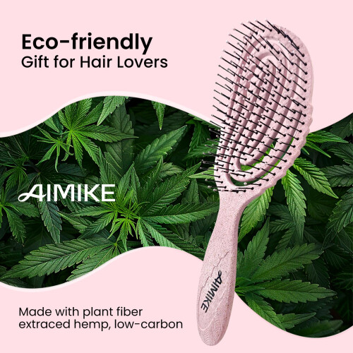 AIMIKE Detangle Hair Brush, Bio-Friendly Detangler 1