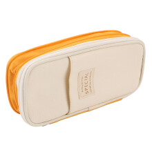 Large Pen Bag 22 x 11 x 6.5 cm Yellow-Beige