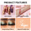 Oulac Liquid Glitter Eyeshadow Set – 5