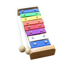 8-Note Aluminium- & Holz-Kinder-Xylophon Bildungsmusikspielzeug