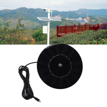 10W Waterproof Round Solar Panel for Outdoor LED Lights & Security Cameras