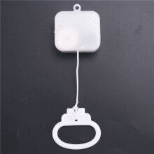 2X Pull String Cord Music Box White Kids Bed Bell Rattle Gifts Parts Accessories
