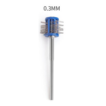 2X Pro Texturning Brushes Professional Polishing Grit Mounted Matt Wire Brush with Handle DIY Jewelry Making Tools