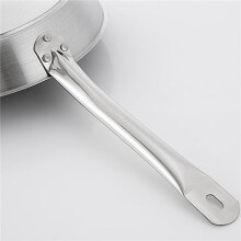 2X Kitchen 20cm Induction Frying Pan Stainless Steel Frypan Skillet Cookware Accessories Cooking Tools