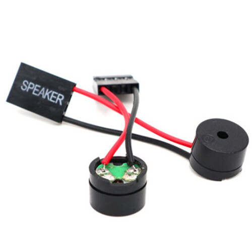 40 Pcs PC Motherboard  Speaker Desktop Computer Protective Cover DIY Internal Code  Plug Buzzer 2