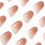 (Standard) Beige Gradient UV Gel Nails for Women 4