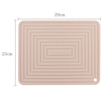 10X Large Silicone Pot Holder Square Thick Heat Insulation Pad Non-Slip Corrugated Kitchen Table Mat()