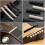 2X Guitar Bridge Pins Puller Pulling Remover Extractor Tool with 4 Pack Guitar Saddle Nut and 24 Pack Guitar Bridge Pins 6