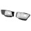 Pair Headlight Lens Cover 8T0941030 Transparent 7