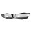 Pair Headlight Lens Cover 8T0941030 Transparent 14