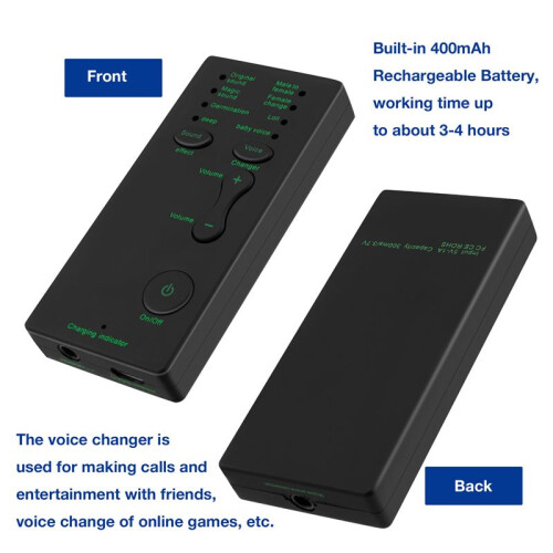 Voice Changer 7 Different Sound Changes Device for Computer Laptop Mobile Phone 2