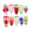 (M) 10PCS Fruit Press-On Nails, Odorless & Comfy 1