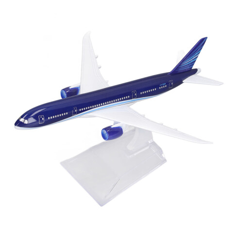 1:400 Diecast 787 Airliner Alloy Model with Stand 1