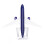 1:400 Diecast 787 Airliner Alloy Model with Stand 13