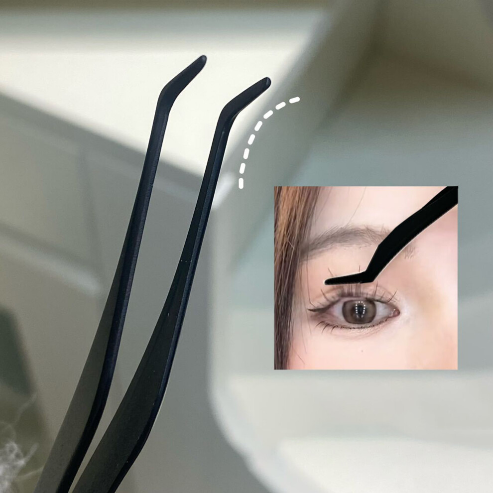 Dcph-Clothing Stainless Steel Eyebrow Clips & Tweezers For Eyelash Care