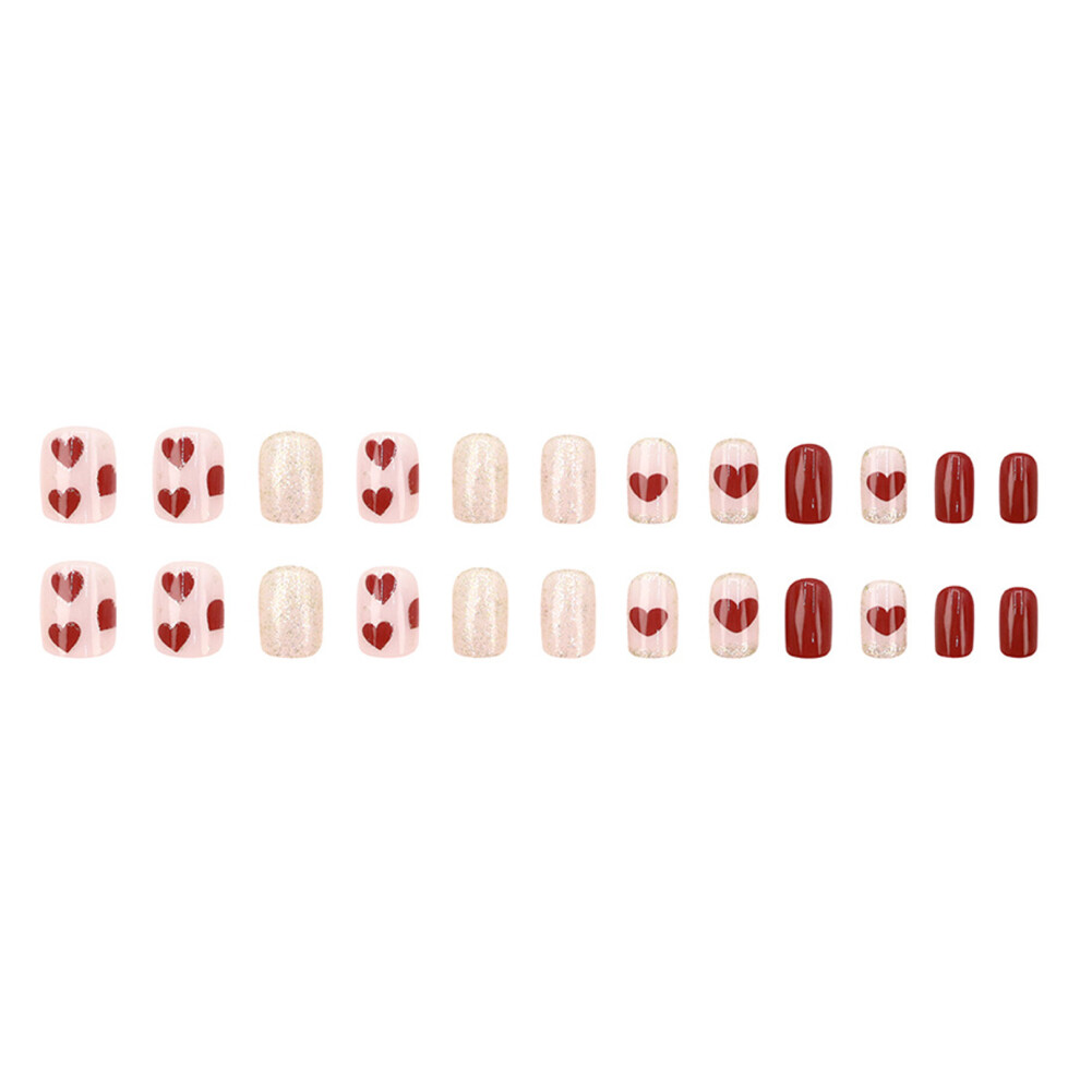 Dachuang Beauty Glitter False Nails For Stage Performance (50 Chars)