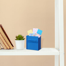 (Blue) 3D Bookmark Holder, PLA Plastic, Home Office Use