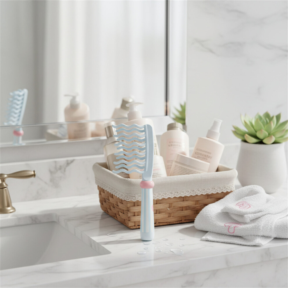 Dachuang Beauty Blue (Blue) Wave Comb Scalp Massage Brush 50 Char