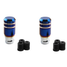 3 Polegadas Noiva Queimado Azul Carro Universal Alavanca de Câmbio de 5 Velocidades Manopla de Câmbio Manual