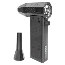 Blower Turbo Jet Fan 140,000RPM Power Display Handheld Duster High Speed Duster Cleaning Tool,Violent Blower Black