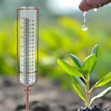 (7 Inches) Outdoor Rain Gauge for Garden & Lawn