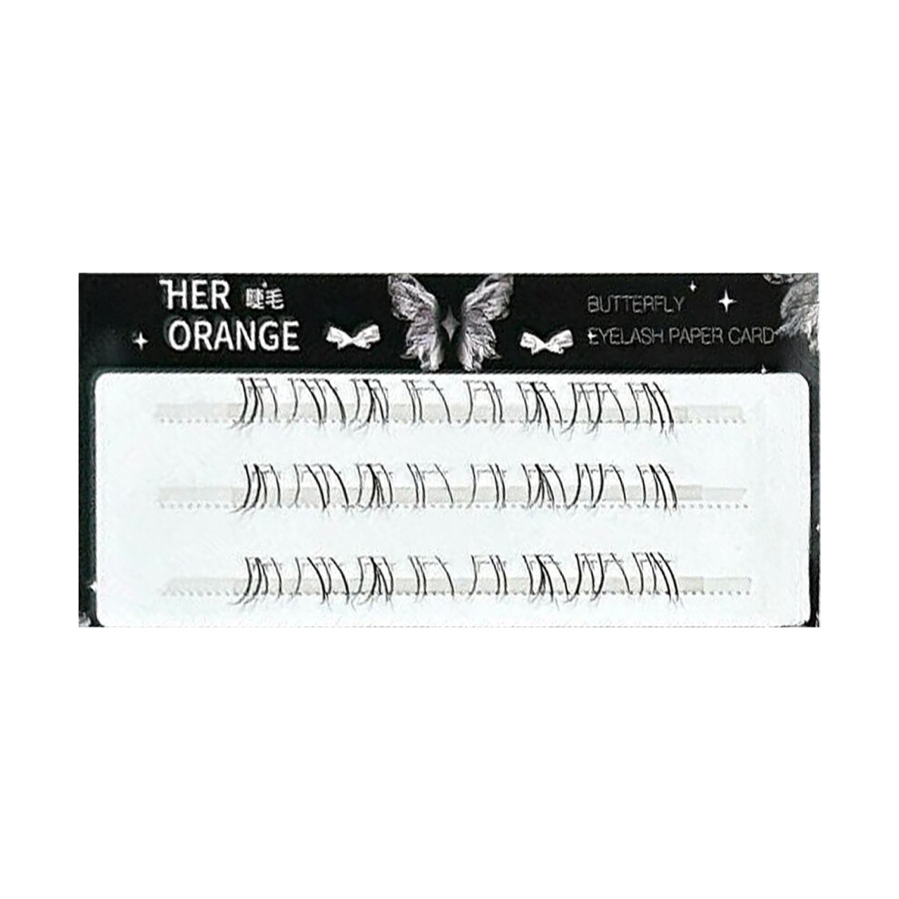 Phui-Pet-Supplies (3 Rows) Manga Bottom Cluster Lashes For Wedding & Dance