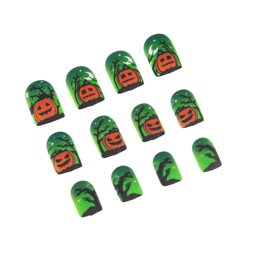 Dachuang Beauty Halloween Fake Nails 24Pcs, Durable & Comfortable