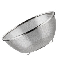 Multifunctional Stainless Steel Rice Washing Bowl 28x12cm Food Strainer