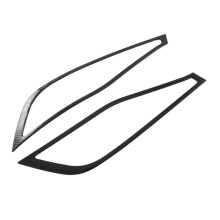Car Rear Fog Light Lamp Cover Trim Foglight Bezel Decoration Frame for Harrier 2022-2024 Carbon Fiber
