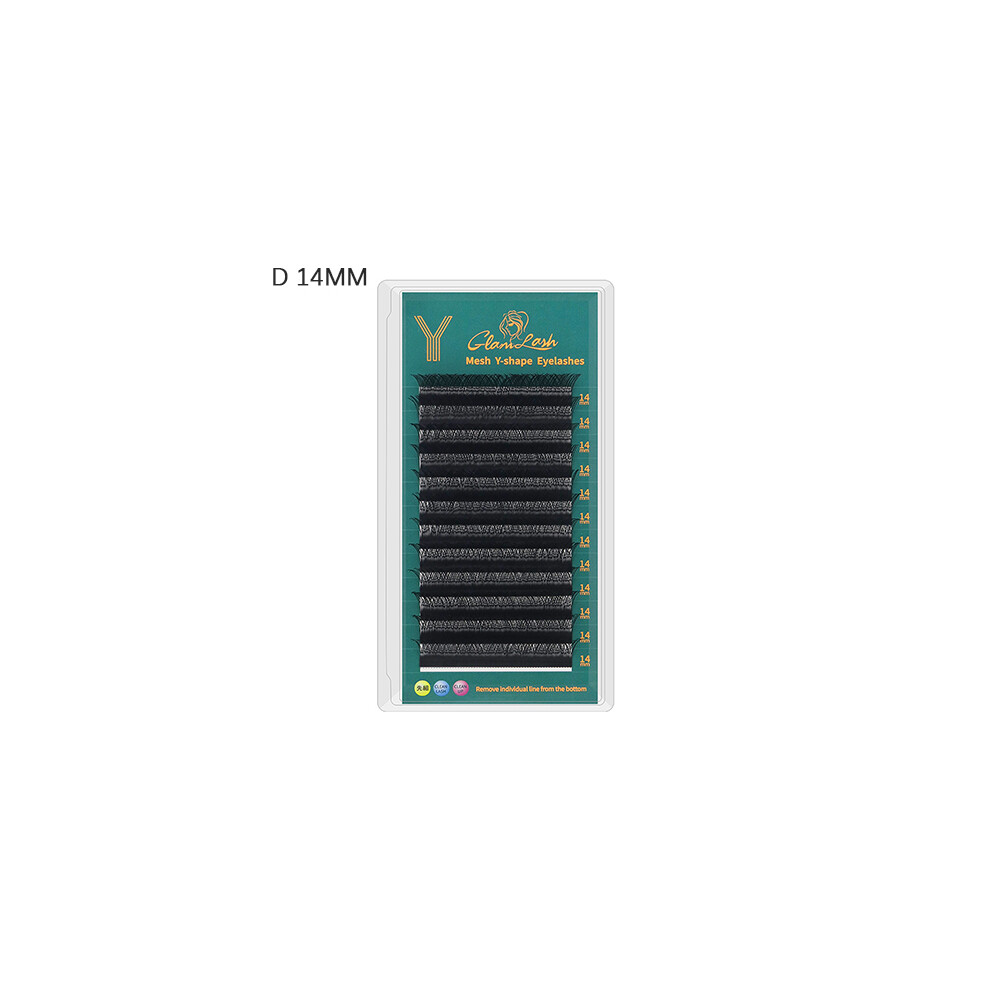 Dachuang Beauty (14Mm) Y-Shape Eyelash Extensions 0.07\" 2-Tip