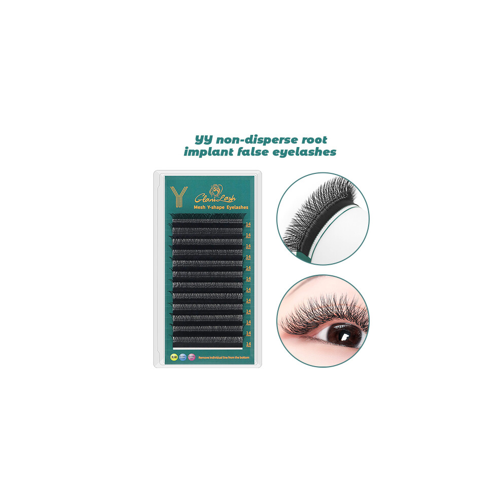 Dachuang Beauty (12Mm) Y-Shape Eyelash Extensions 0.07\" 2-Tip
