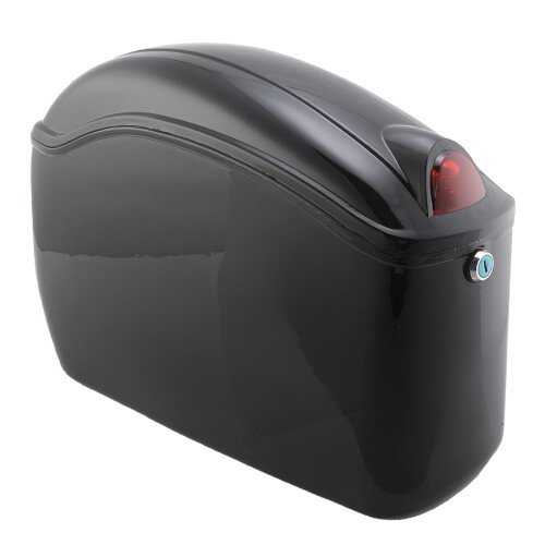 Hard Saddlebags 43x28x11.5cm Black Large Capacity 1