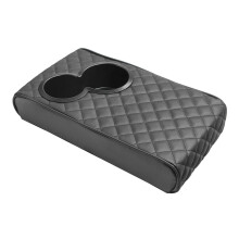 Auto Middenconsole Armsteun Kussen Armsteunhoes Memory Foam Auto Armsteun Kussen met Bekerhouder Verhogingskussen