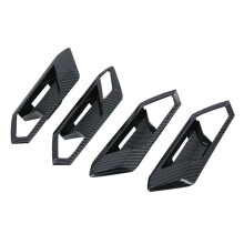 För T-Roc 2018-2024 Carbon Fiber Car Inner Dörrhandtag Skållock Trim Tillbehör
