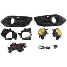 1Set Car Front Bumper Driving Fog Lights Kit for  HR-V HRV 2019-2020 Fog Lights with Bezel Assembly