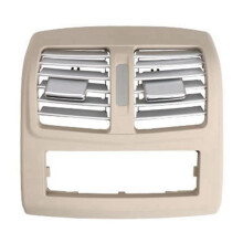 Car Rear Console Air Outlet Panel Grille Cover Air Outlet Panel Rear Vent Frame for E W212 09-2014 2128300454 Beige