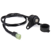 Motorcycle USB Charging Equipment for CB400X CB 400X Dual USB Outlet Charger Adapter 12V DV Outlet Converter