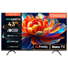 Coocaa 43"CRUG50 Direct LED 4K HDR Smart Roku TV
