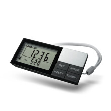 Mini Digitaler LCD-Pedometer, ABS, CR2032 210mAh, Tragbarer Schrittzähler
