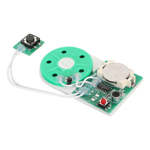 25 Sec Sound Recording Module with LED Indicator, CR2032 Battery