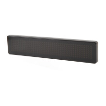 Programmable LED Car Sign Screen 230x50mm Blue Remote Control DC5-12V